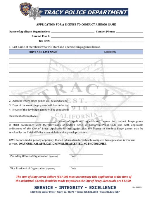 Bingo Game Application
