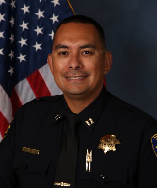 Tracy Police Department Captain Miguel Contreras
